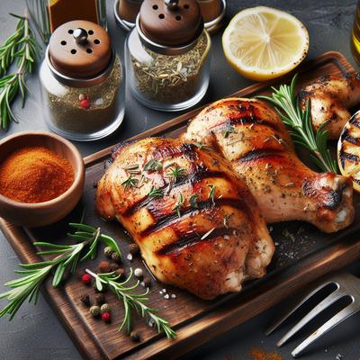 Image of Shaker Style Grilled Chicken Thighs
