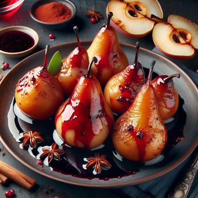 Image of Shakespeare's Baked Warden Pears in Red Wine