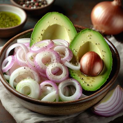 Image of Shallot and Avocado Salad