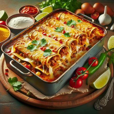Image of Shameless Canned Enchilada Casserole