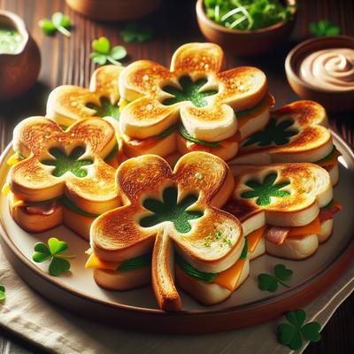 Image of Shamrock Toasties Kids St Patrick's Day