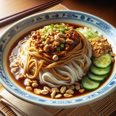 Image of Shanghai Cold Noodles with Peanut Butter Sauce
