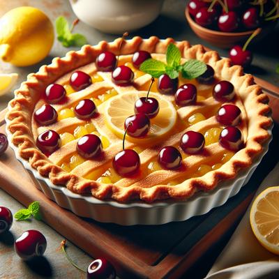 Image of Shanna's Nana's Lemon Cherry Pie
