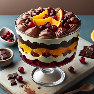 Image of Shannon's Chocolate Orange Cranberry Trifle