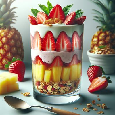 Image of Shannon's Strawberry Pineapple Parfait