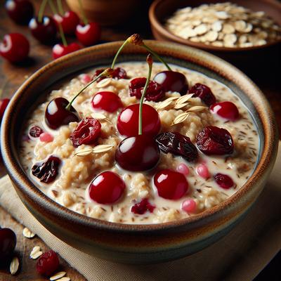 Image of Shape Magazine's Brown Rice Oat and Cherry Custard