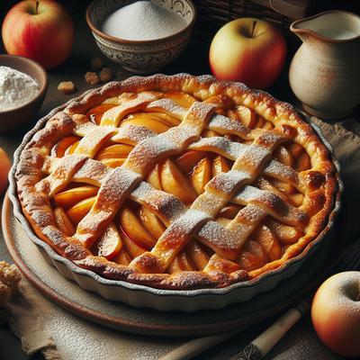 Image of Sharlotka Russian Apple Pie