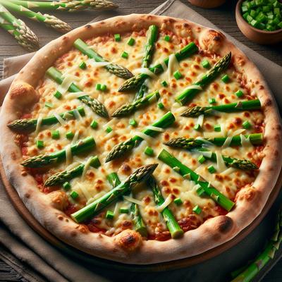 Image of Shaved Asparagus Pizza