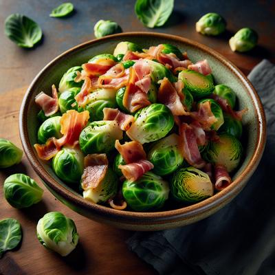 Image of Shaved Brussels Sprouts with Pancetta