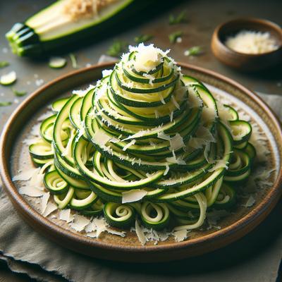 Image of Shaved Zucchini with Asiago