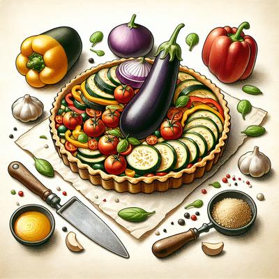 Image of Shawn Michael's Ratatouille Tartlet