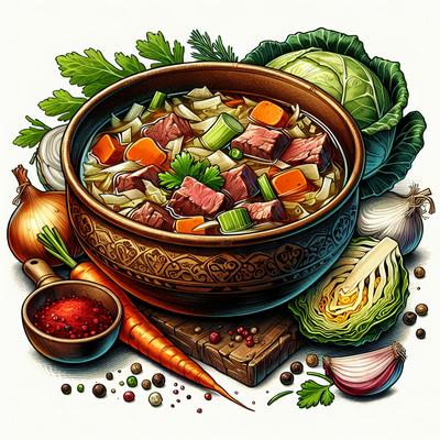 Image of Shchi Russian Cabbage Soup