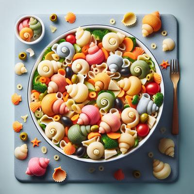 Image of She Sells Sea Shells Pasta Salad for Kids