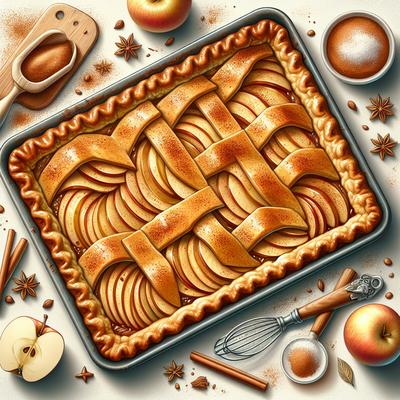 Image of Sheet Cake Apple Pie