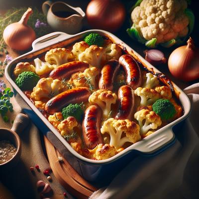 Image of Shelly's Cauliflower and Sausage Bake