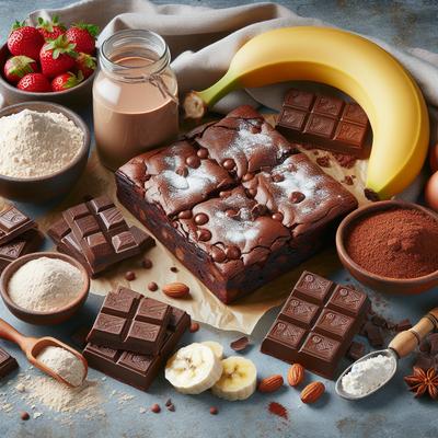 Image of Shelly's Chocolate Monkey Protein Brownies