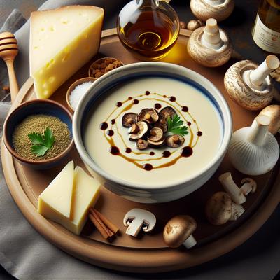 Image of Sherried Brie and Porcini Mushroom Soup