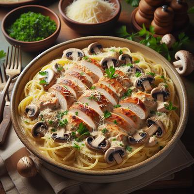 Image of Shiitake and Chicken Tetrazzini