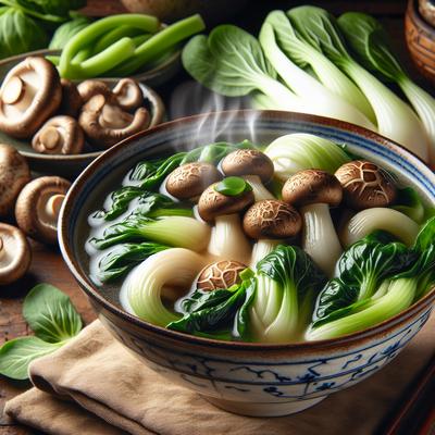 Image of Shiitake Bok Choy Soup