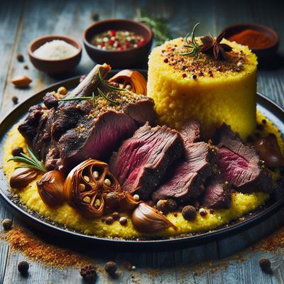 Image of Shin Beef with Polenta Crust