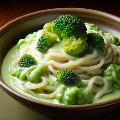 Image of Shirataki Noodles with Broccoli Sauce