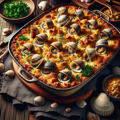 Image of Shirley's Baked Clam Casserole