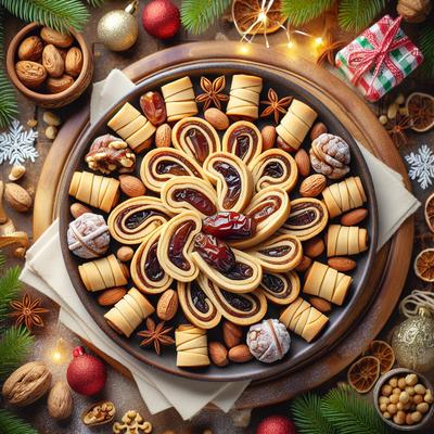 Image of Shirley's Date Nut Pinwheels Christmas