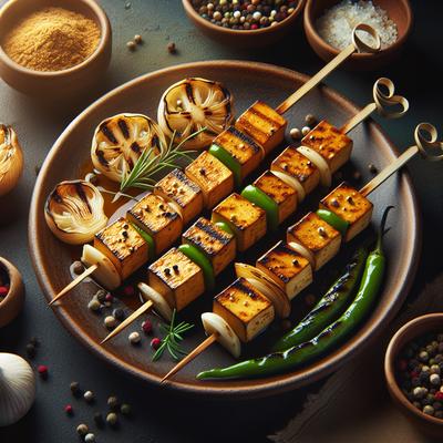 Image of Shish D Tofu Grilled Marinated Tofu Vegan