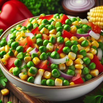 Image of Shoepeg Corn and Baby Pea Salad
