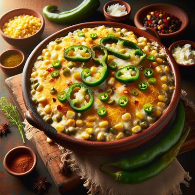 Image of Shoepeg Corn with Green Chile Casserole