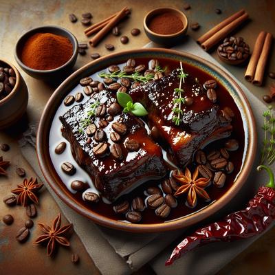 Image of Short Ribs Braised in Coffee Ancho Chile Sauce