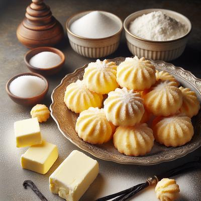 Image of Shortbread Puffs Also Called Melting Moments