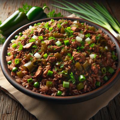 Image of Shortcut Dirty Rice or Rice Dressing for Non Southerners