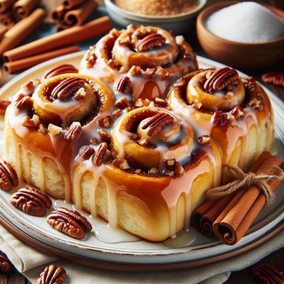 Image of Shortcut Homemade Cinnamon Pecan Rolls