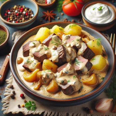 Image of Shortcut Sirloin Stroganoff