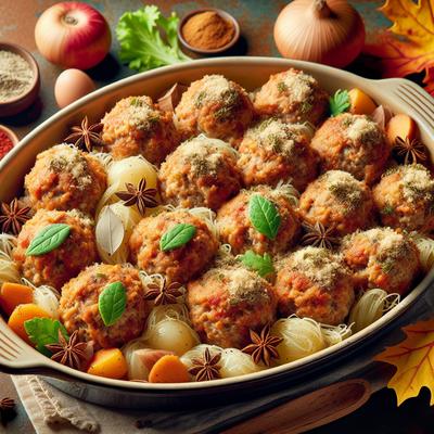 Image of Shred's Awesome Autumn Baked Meatballs