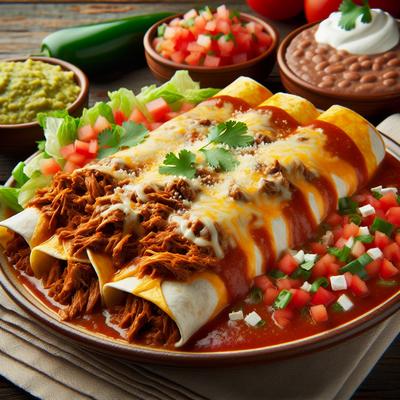 Image of Shredded Beef Enchiladas