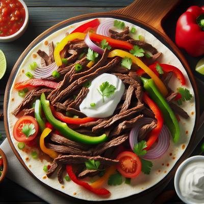 Image of Shredded Beef Fajitas