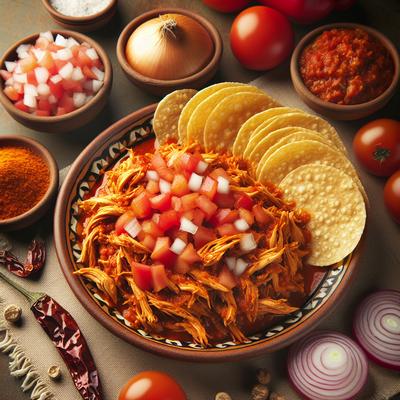 Image of Shredded Chicken for Tostadas Tinga