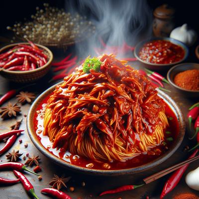 Image of Shredded Chicken in Hot Sauce