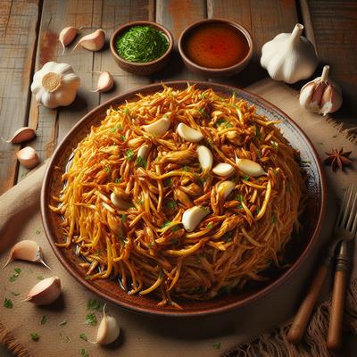Image of Shredded Chicken with Garlic Sauce