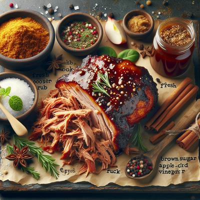 Image of Shredded Pork Pulled Pork Bbq