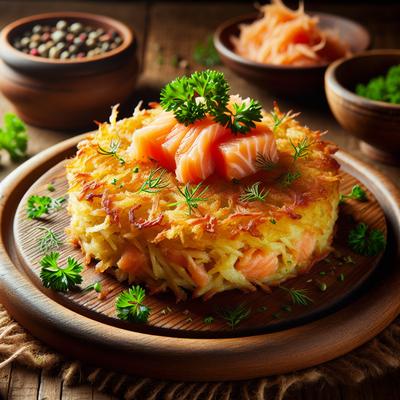 Image of Shredded Potato Salmon Cakes