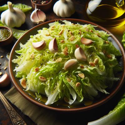 Image of Shredded Romaine with Garlic Vinaigrette