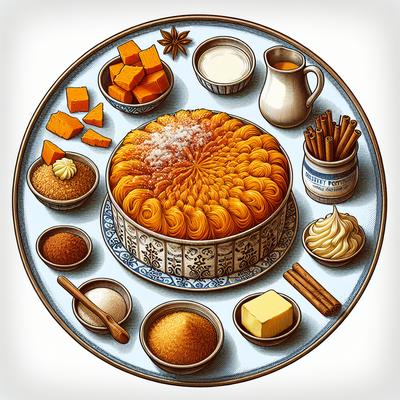 Image of Shredded Sweet Potato Pudding