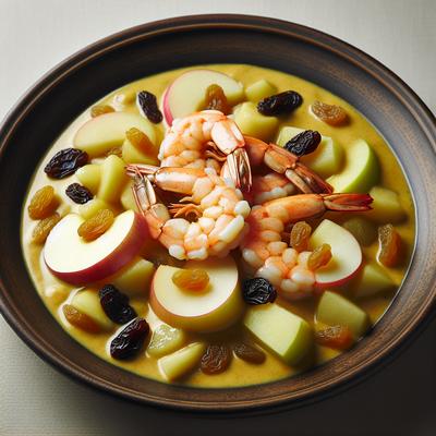 Image of Shrimp and Apple Curry with Golden Raisins