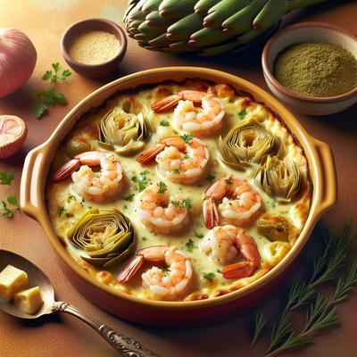 Image of Shrimp and Artichoke Casserole