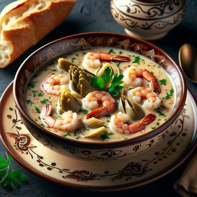 Image of Shrimp and Artichoke Soup