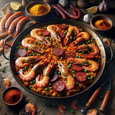 Image of Shrimp and Chorizo Paella