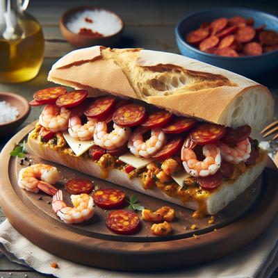 Image of Shrimp and Chorizo Sandwich